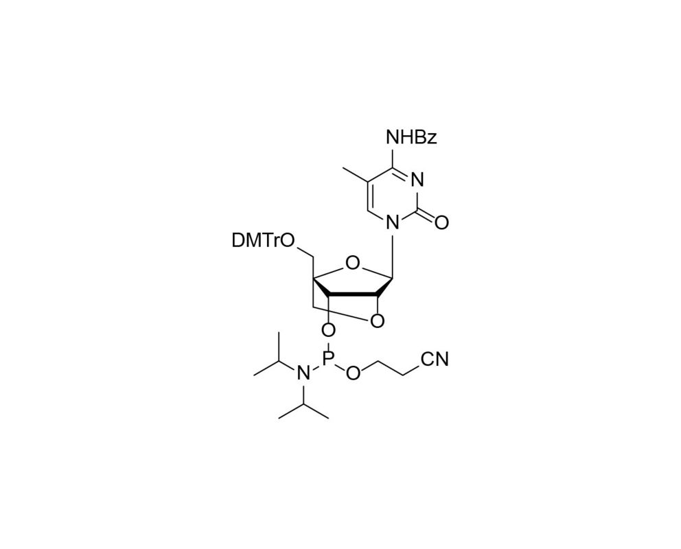 DMTr-2'-O-4'-C-Locked-5-Me-rC(Bz)-3'-CE-Phosphoramidite CAS 206055-82-5