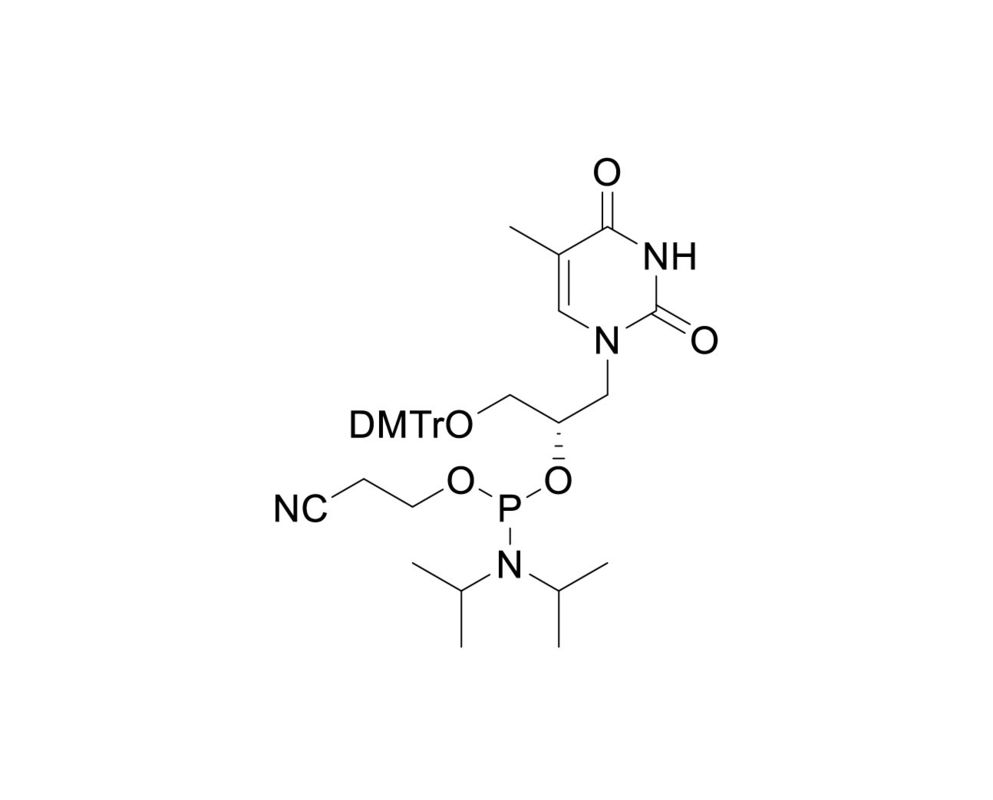 DMTr-T-(S)-GNA Phosphoramidite CAS 168332-13-6