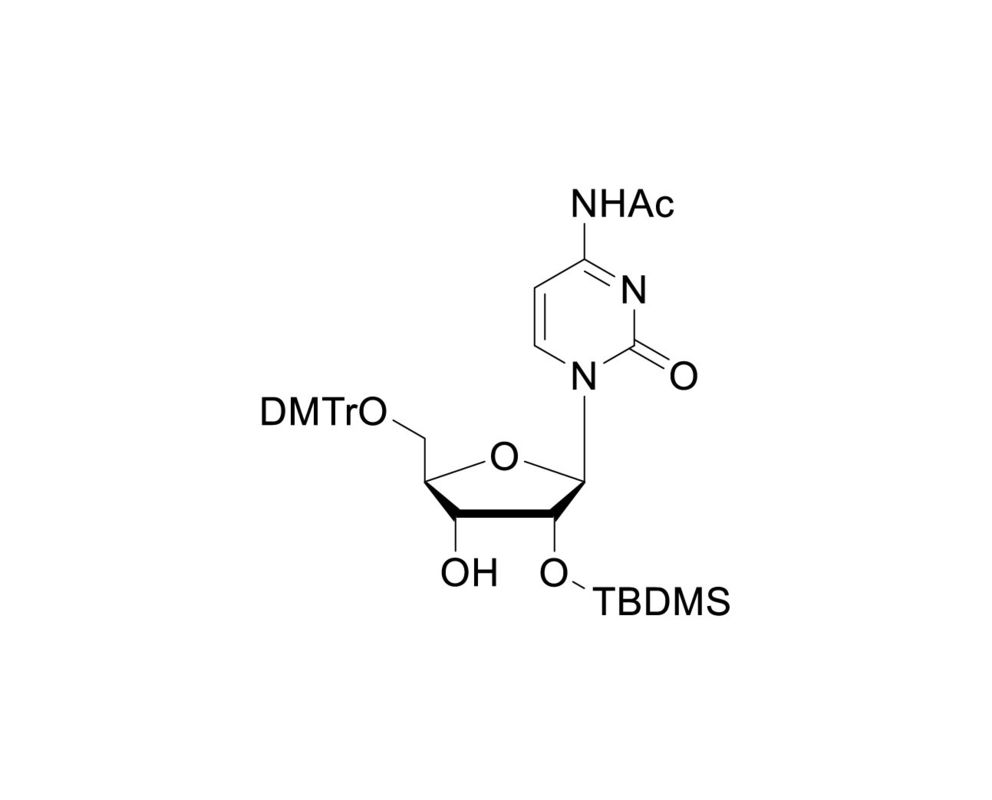 5'-O-DMTr-2'-O-TBDMS-rC(Ac)  TBDMS Protected Nucleosides  CAS 121058-85-3